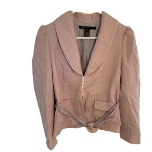 Marc Jacobs Wool Blazer Blush Pink Owl